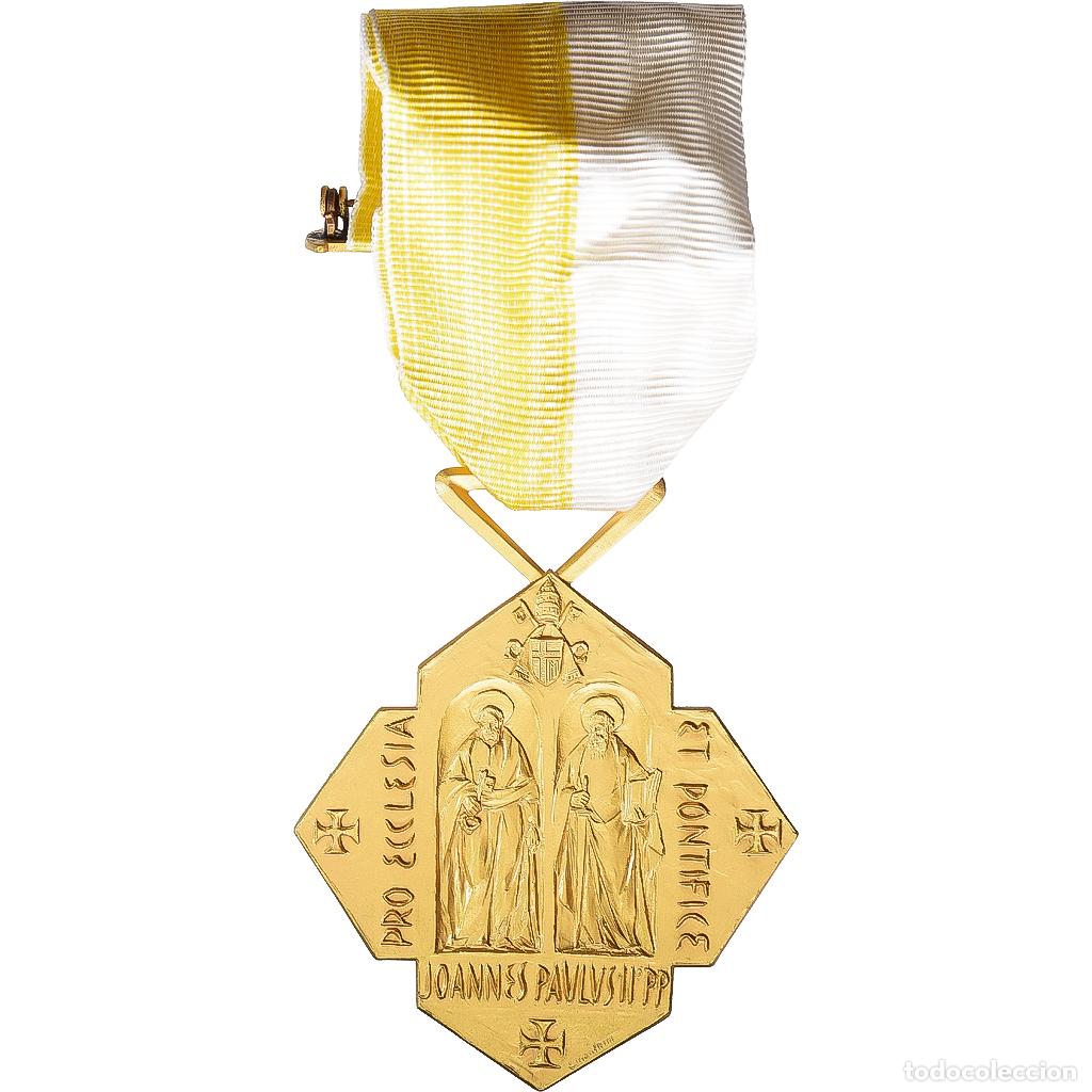 Medallas condecorativas: [#1529130] CIUDAD DEL VATICANO, Jean-Paul II, medalla, Excellent Quality, Bronce dorado, 50