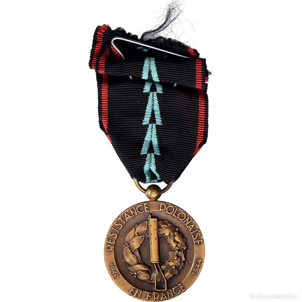 Medallas condecorativas: [#1529154] Polonia, R&eacute;sistance Polonaise, WAR, medalla, 1940-1944, Excellent Quality