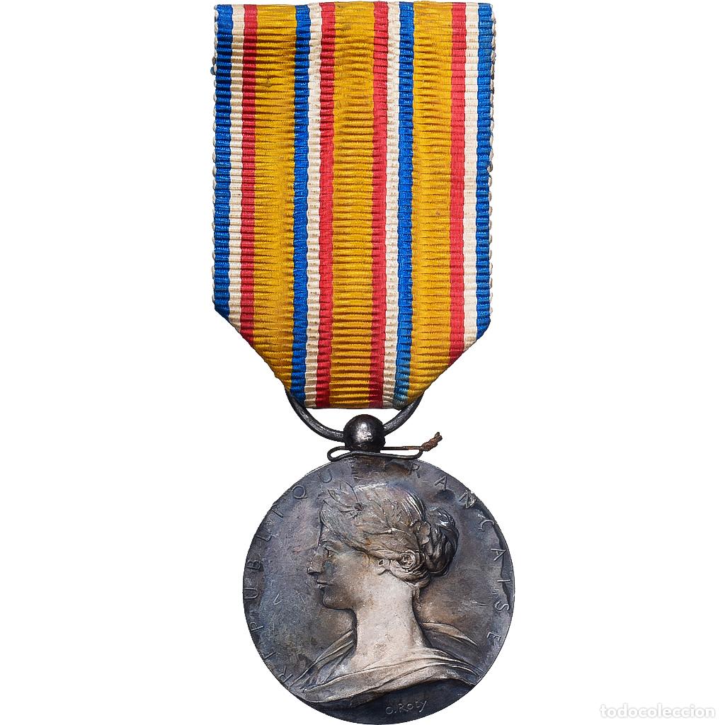 Medallas condecorativas: [#1529089] Francia, Sapeurs Pompiers, Minist&egrave;re de l'Int&eacute;rieur, medalla, Muy buen estado