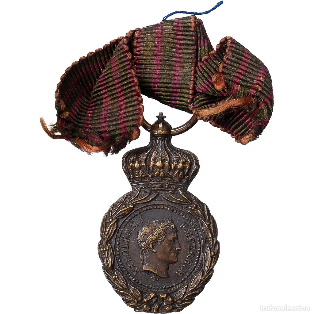 Medallas condecorativas: [#1529087] Francia, M&eacute;daille de Saint H&eacute;l&egrave;ne, History, medalla, 1857, R&eacute;duction, Muy