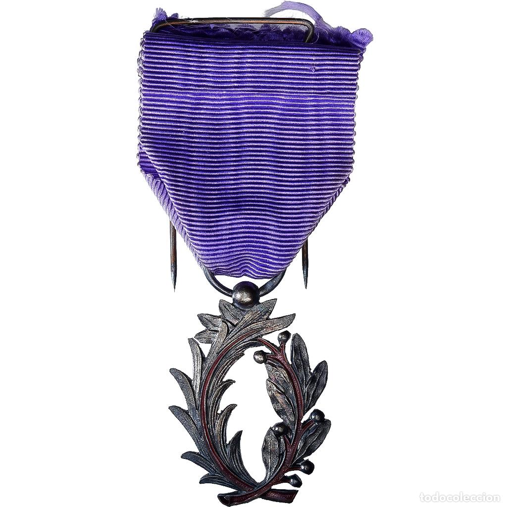 Medallas condecorativas: [#1529150] Francia, Ordre des Palmes Acad&eacute;miques, medalla, Muy buen estado, Bronce