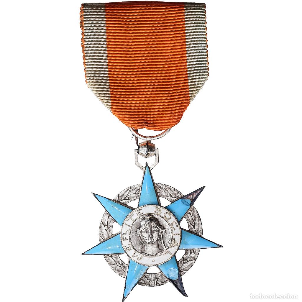 Medallas condecorativas: [#1529152] Francia, Minist&egrave;re du Travail, M&eacute;rite social, medalla, Good Quality, Bronce