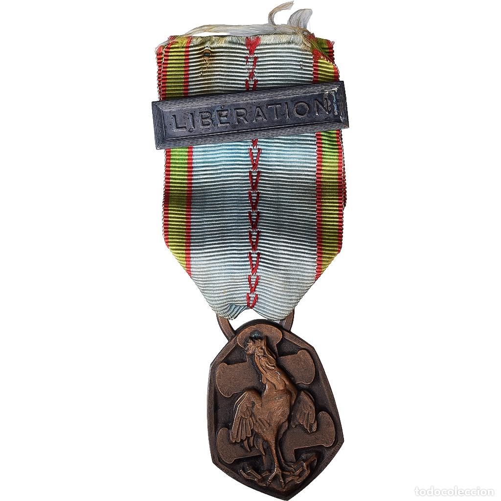 Medallas condecorativas: [#1529151] Francia, Lib&eacute;ration de la France, WAR, medalla, 1939-1945, Muy buen estado