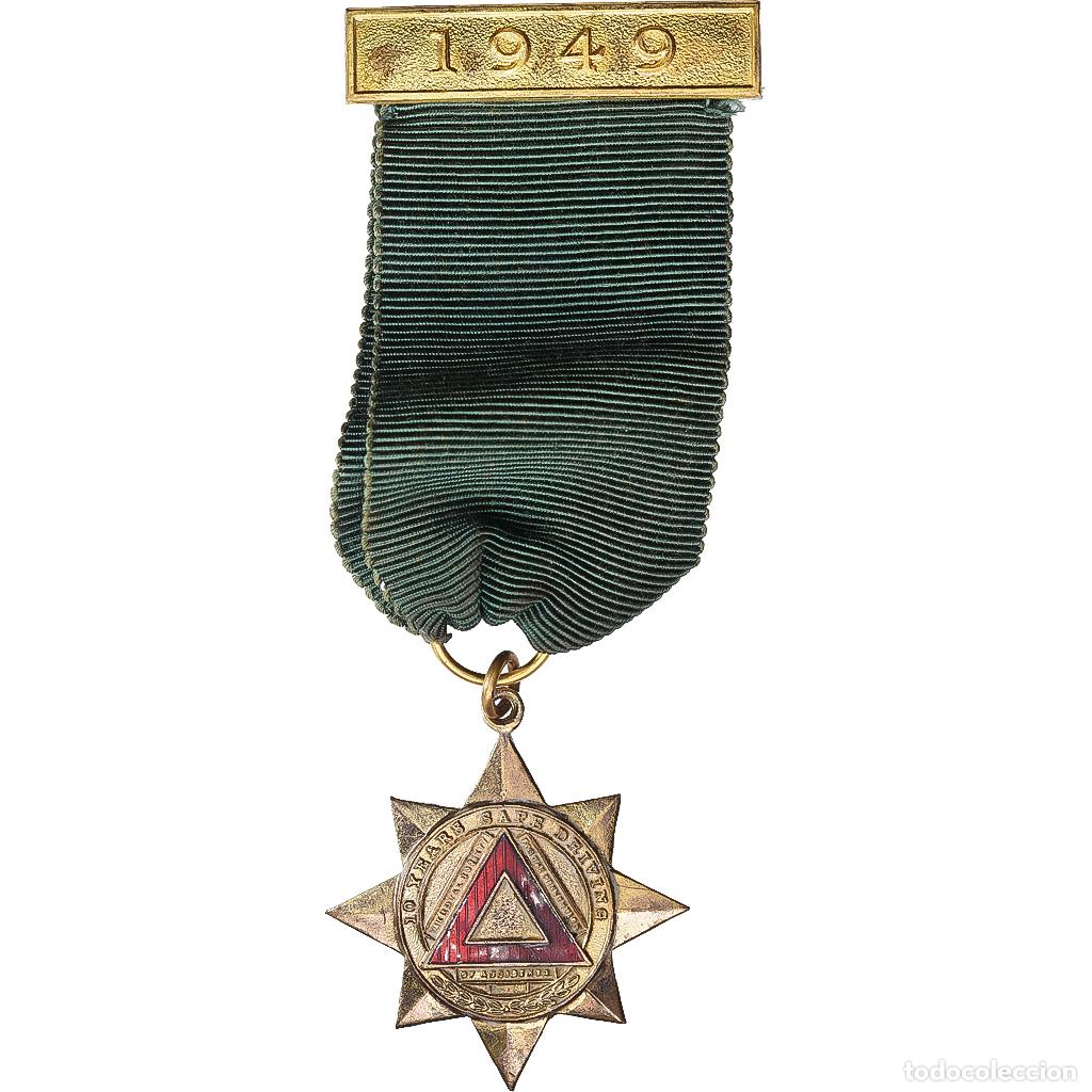 Medallas condecorativas: [#1529257] Reino Unido, Royal Society for the Prevention of accidents, medalla, 1949, Muy