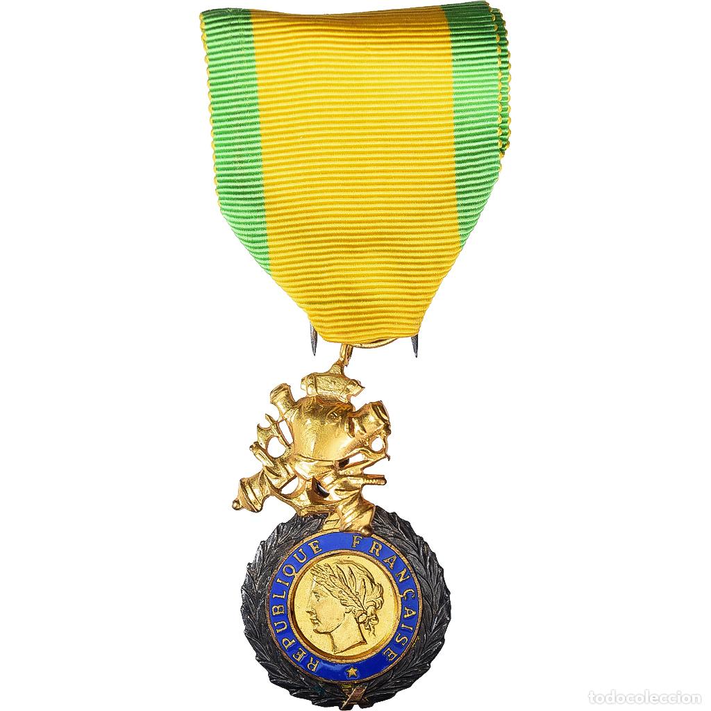 Medallas condecorativas: [#1529276] Francia, Troisi&egrave;me R&eacute;publique, Valeur et Discipline, medalla, 1870, Excellent
