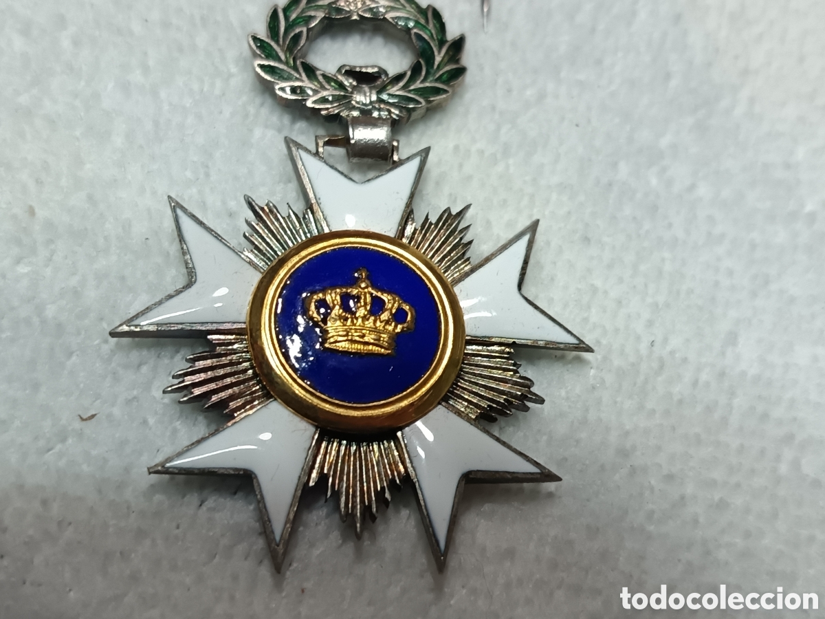 Medallas condecorativas: COLECCIONISMO MILITAR , BELGICA, CONDECORACION , MEDALLA, ORDEN DE LA CORONA, ORIGINAL