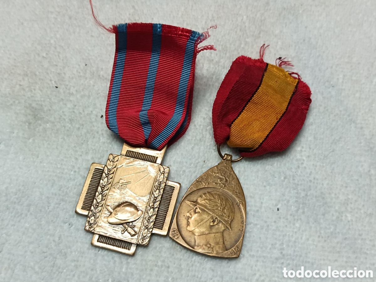 Medallas condecorativas: COLECCIONISMO MILITAR , BELGICA , MEDALLAS CONMEMORATIVAS WWI