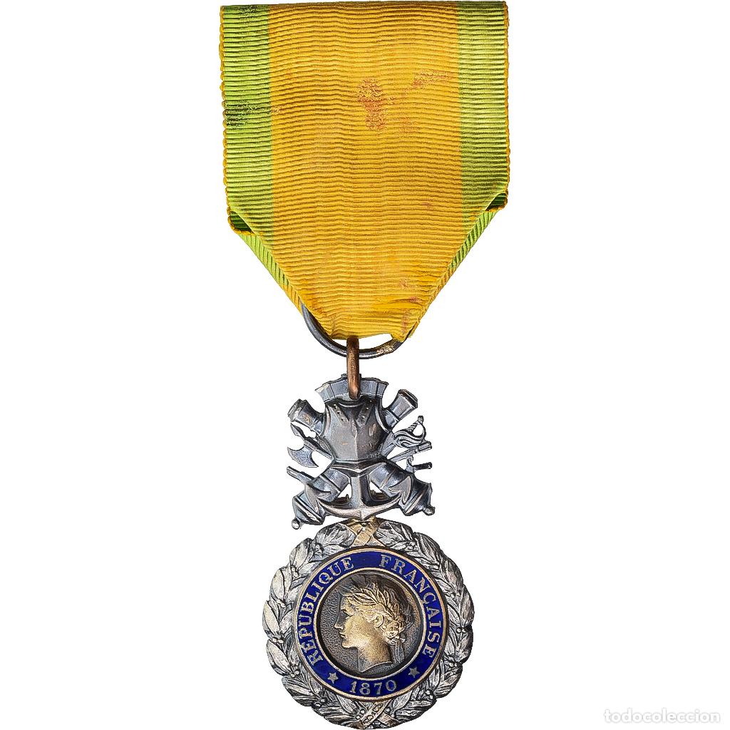 Medallas condecorativas: [#1529457] Francia, Troisi&egrave;me R&eacute;publique, Valeur et Discipline, medalla, 1870, Excellent