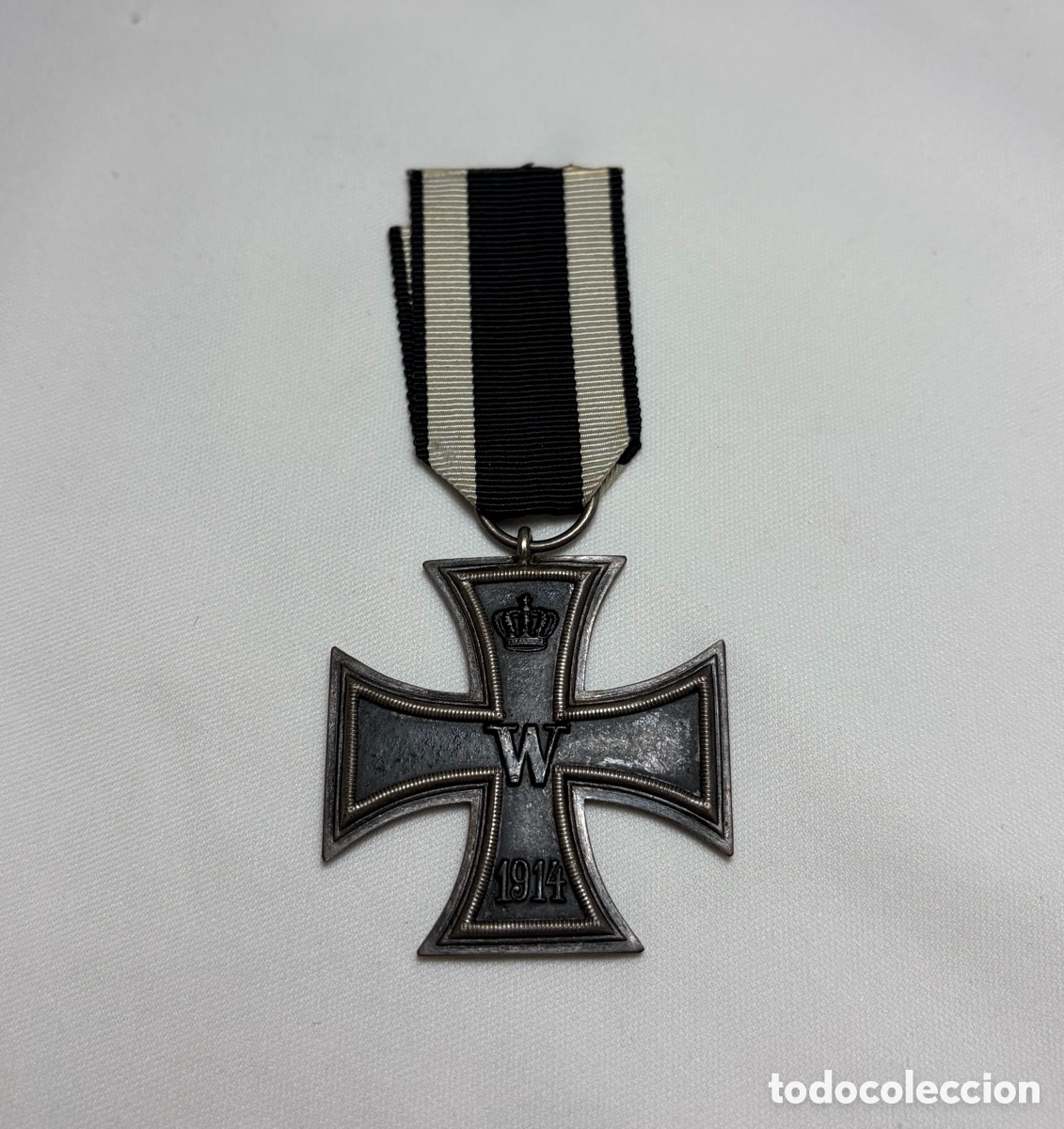 Medallas condecorativas: Medalla Cruz de Hierro. Ejercito aleman. Primera Guerra Mundial