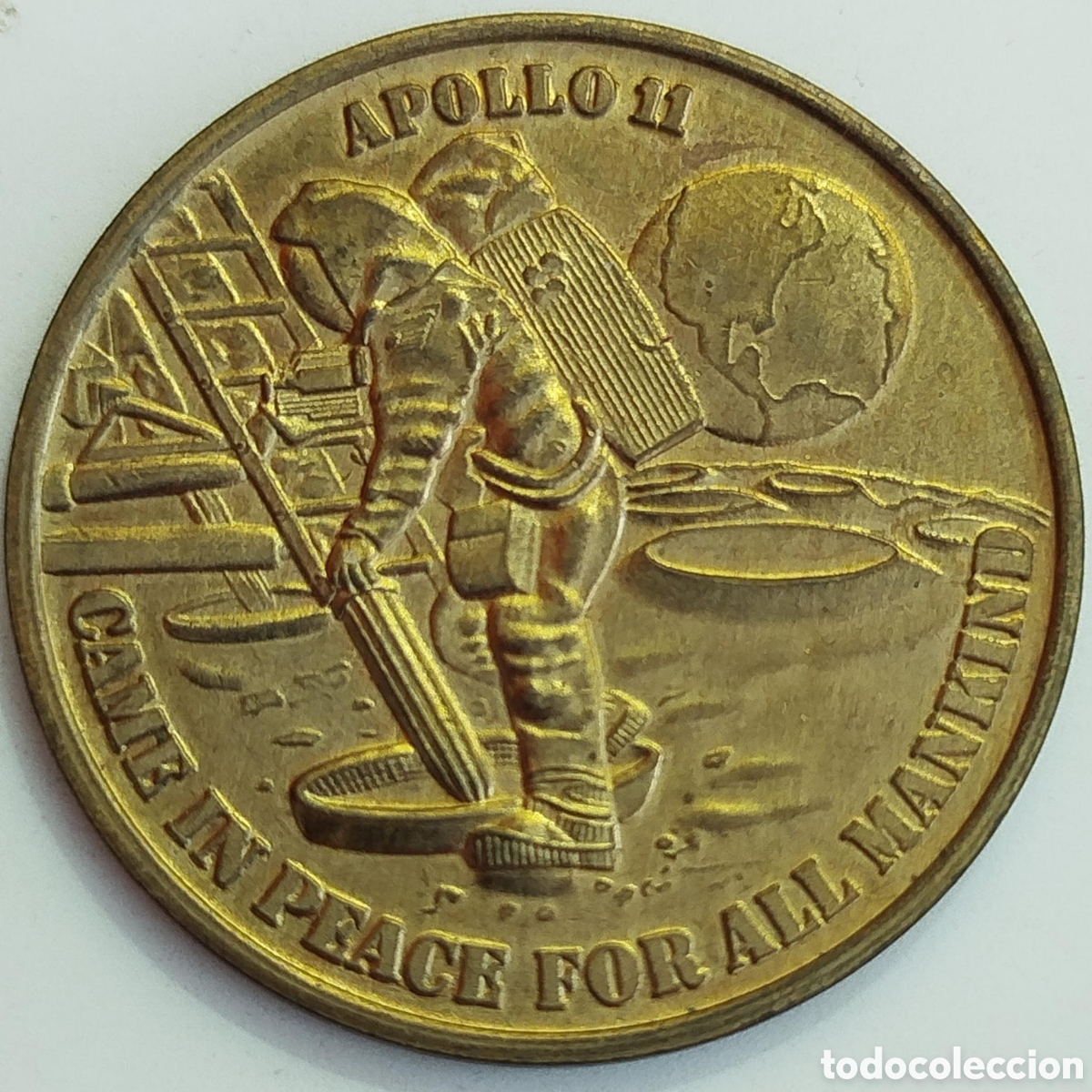 Medallas condecorativas: Moneda Conmemorativa Misi&oacute;n Apollo 11 1969