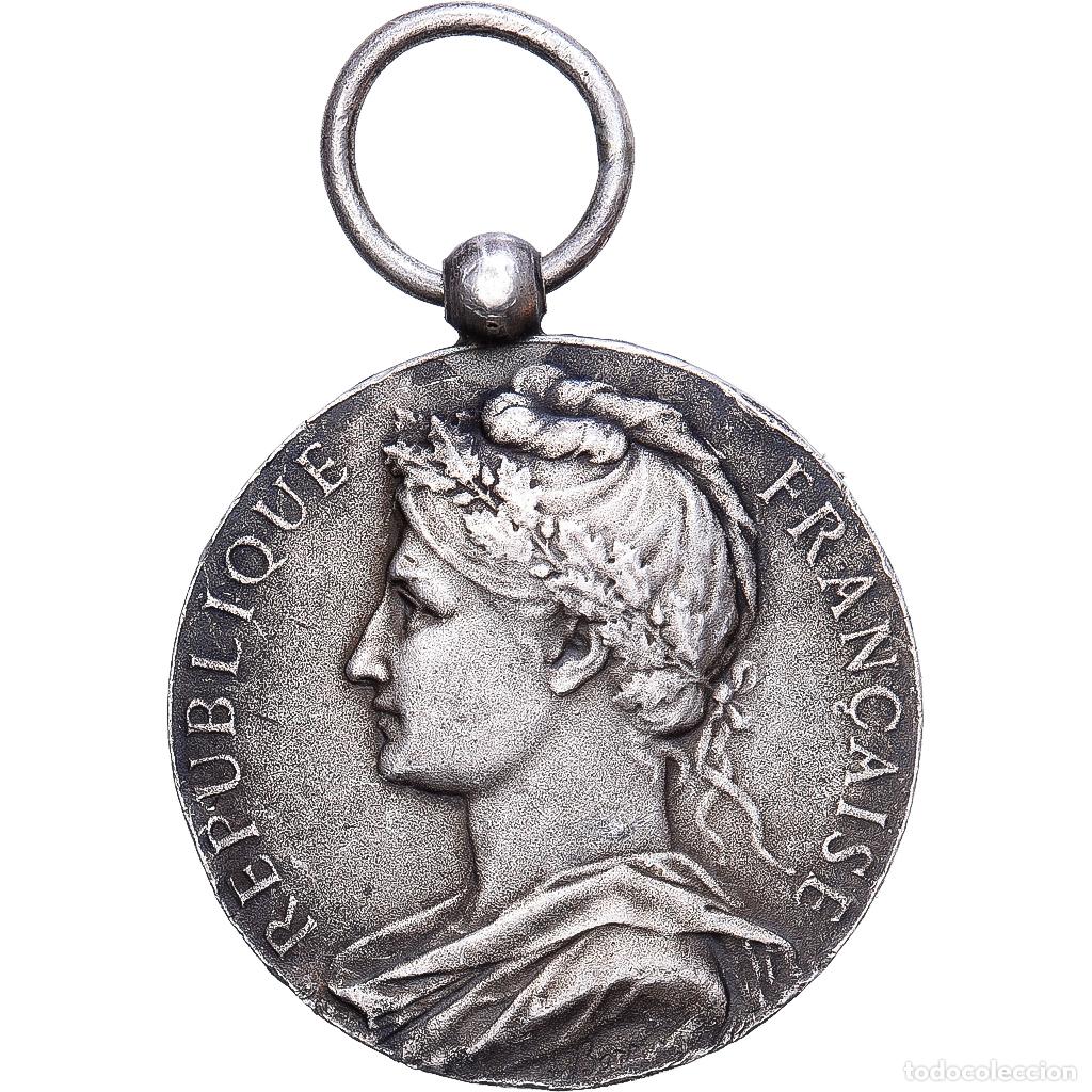 Medallas condecorativas: [#1214367] Francia, Honneur et Travail, Commerce et Industrie, medalla, 1912, MBC+, Muy