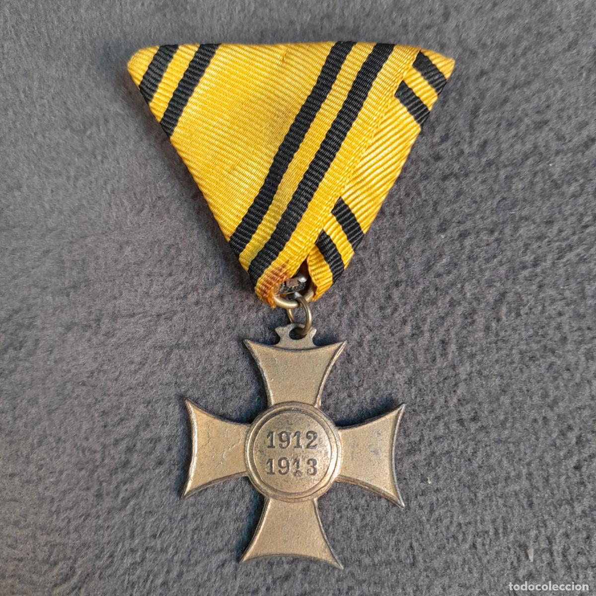 Medallas condecorativas: M-2257. CRUZ CONMEMORATIVA DE LAS GUERRAS BALC&Aacute;NICAS. A&Ntilde;OS 1912-1913