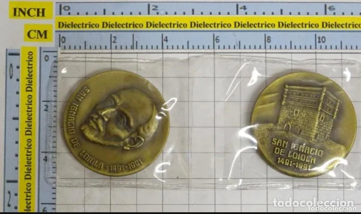 Medallas condecorativas: MEDALLAS SAN IGNACIO DE LOYOLA RELIGIOSAS. V CENTENARIO. SAN IGNACIO DE LOYOLA 1491 1991. 90GR