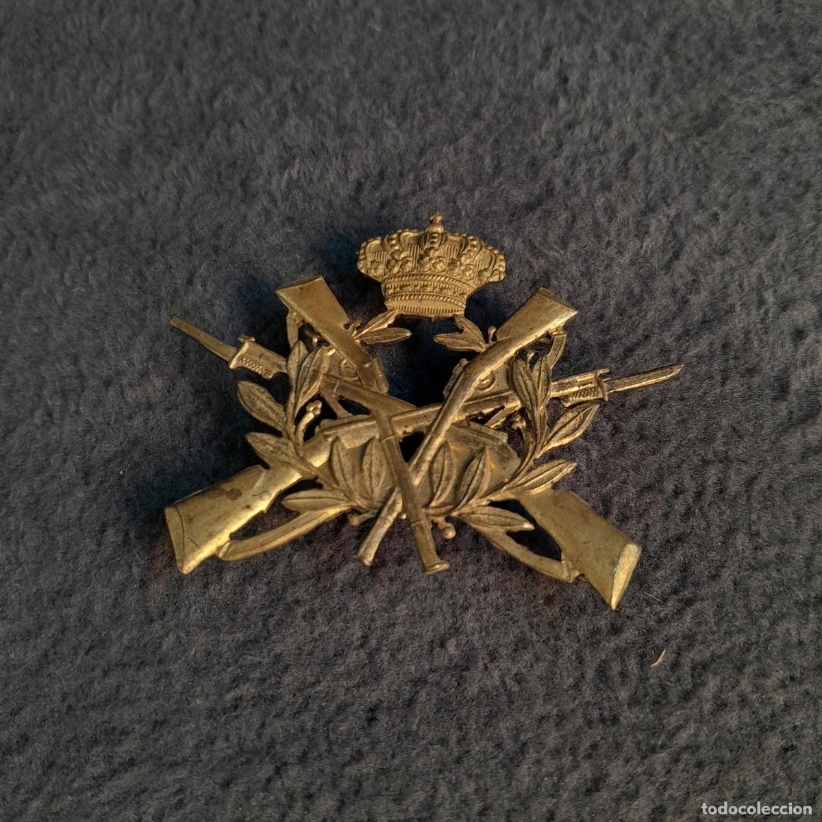 Medallas condecorativas: M-2260. ANTIGUA INSIGNIA MILITAR, EPOCA ALFONSO XIII. EN METAL. PRINCIPIOS S. XX.