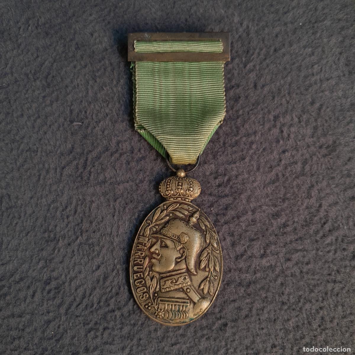 Medallas condecorativas: M-2264. MEDALLA CONMEMORATIVA CAMPA&Ntilde;A MARRUECOS. &Eacute;POCA ALFONSO XIII.