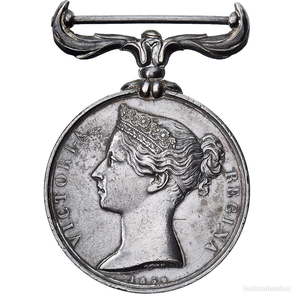 Medallas condecorativas: [#1214981] Reino Unido, Guerre de Crim&eacute;e, Reine Victoria, medalla, 1854, Excellent
