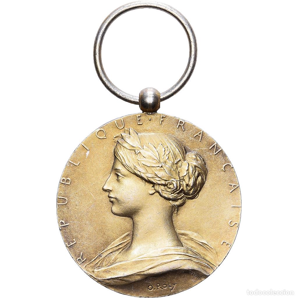 Medallas condecorativas: [#1214586] Francia, Sapeurs Pompiers, Minist&egrave;re de l'Int&eacute;rieur, medalla, 1900, Excellent