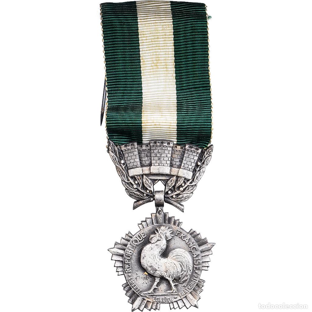 Medallas condecorativas: [#1214937] Francia, Collectivit&eacute;s locales, medalla, Muy buen estado, Crouzat, Plata, 32
