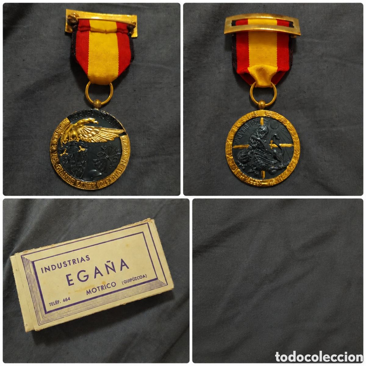 Medallas condecorativas: Medalla Conmemorativa Cruzada Liberaci&oacute;n 1936-1939 militar guerra civil