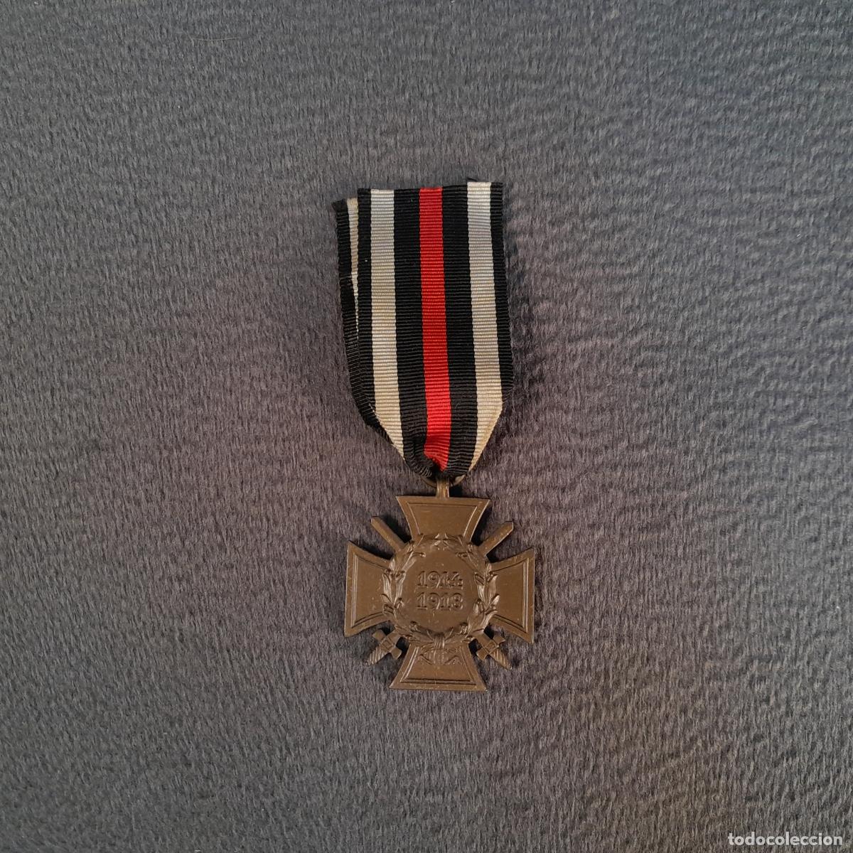 Medallas condecorativas: M-2267. CRUZ DE HONOR DE LA PRIMERA GUERRA MUNDIAL (EHRENKREUZ F&Uuml;R FRONTK&Auml;MPFER). A&Ntilde;O 1934