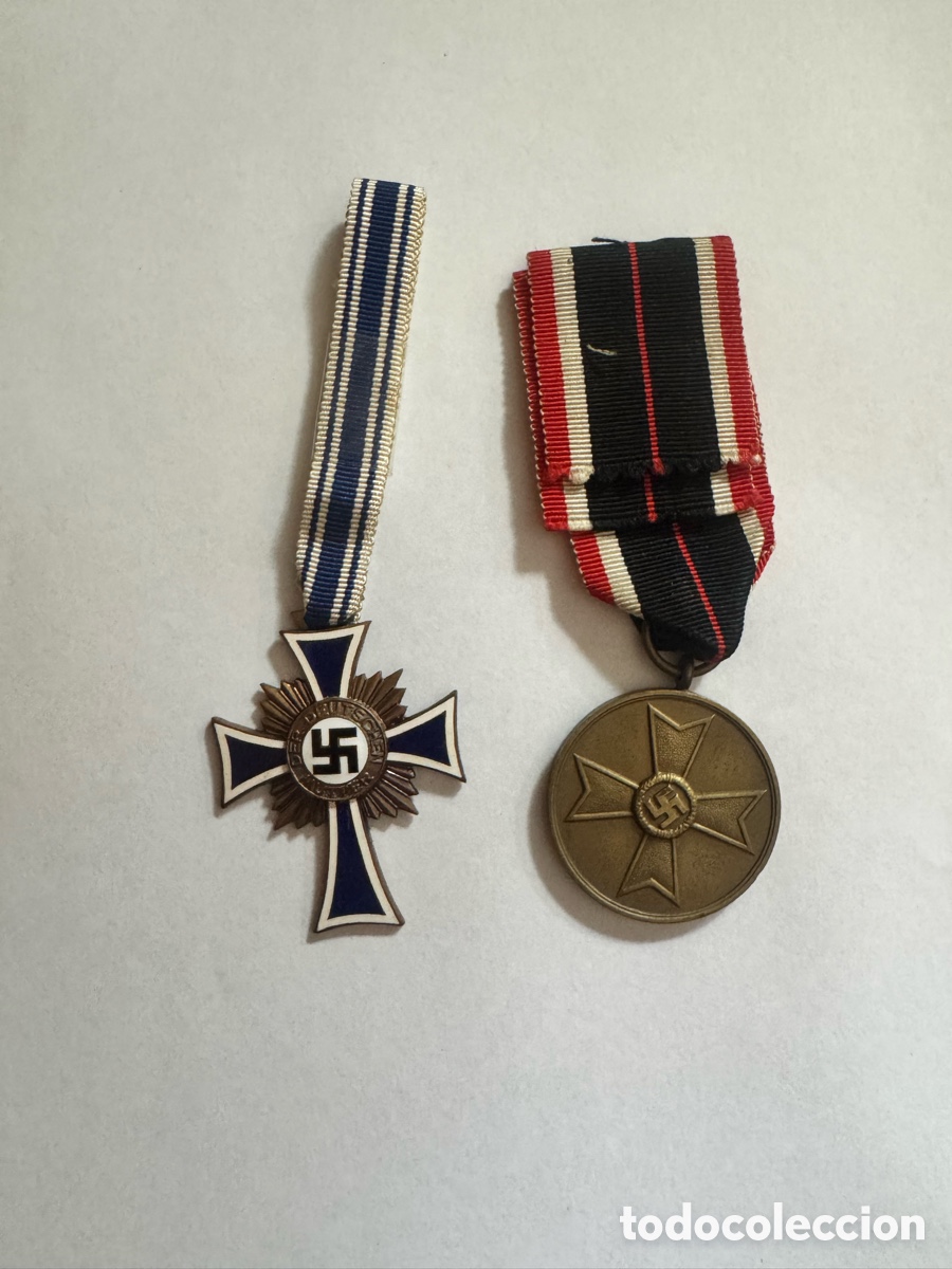 Medallas condecorativas: 2 medallas alemanas WW2 segunda guerra mundial