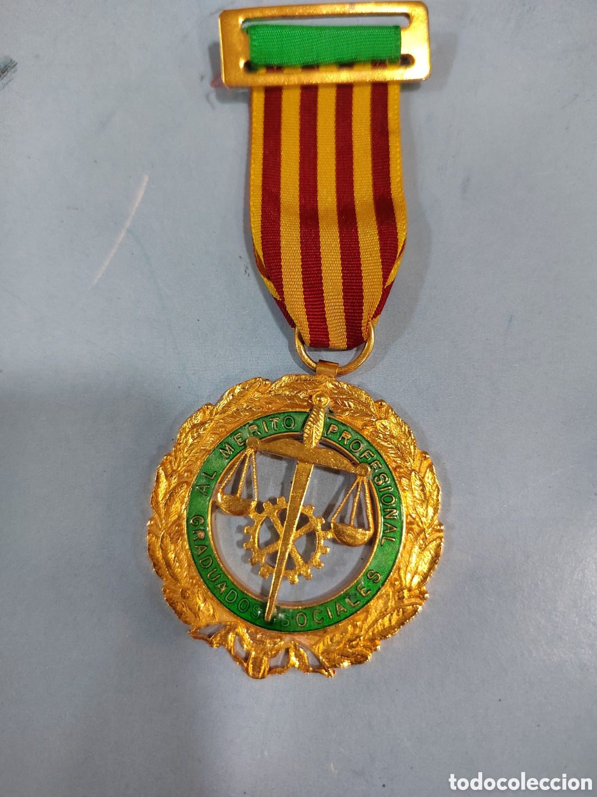 Medallas condecorativas: Medalla al m&eacute;rito profesional graduados sociales