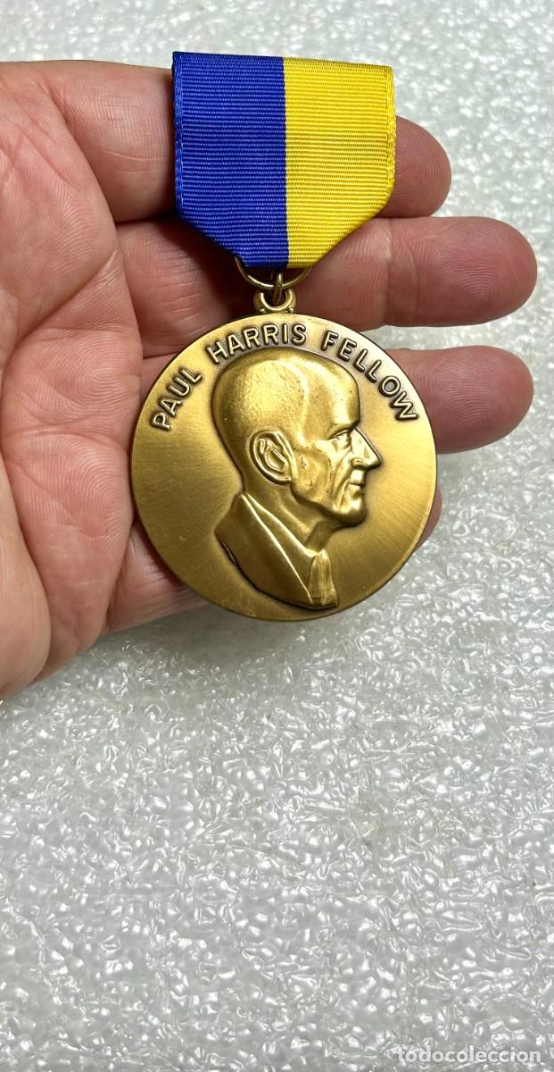 Medallas condecorativas: 4227.Medalla oficial de Socio del Rotary Club Internacional Paul Harris (Paul Harris Fellow)