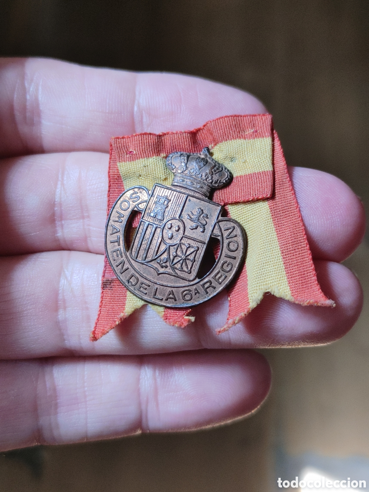 Medaillen Auszeichnungen: Antiguo distintivo. Somaten de la 6^ Region.