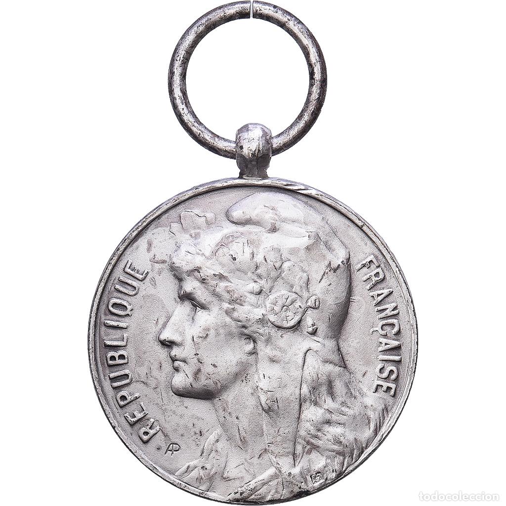 Medallas condecorativas: [#1216151] Francia, Industrie-Travail-Commerce, medalla, 1977, Muy buen estado, Bronce