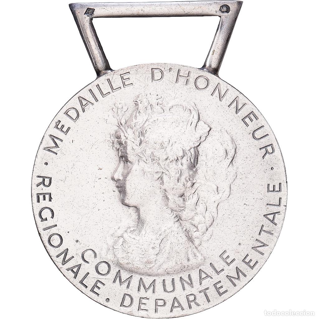 Medallas condecorativas: [#1216158] Francia, M&eacute;daille d'honneur communale, r&eacute;gionale et d&eacute;partementale, medalla