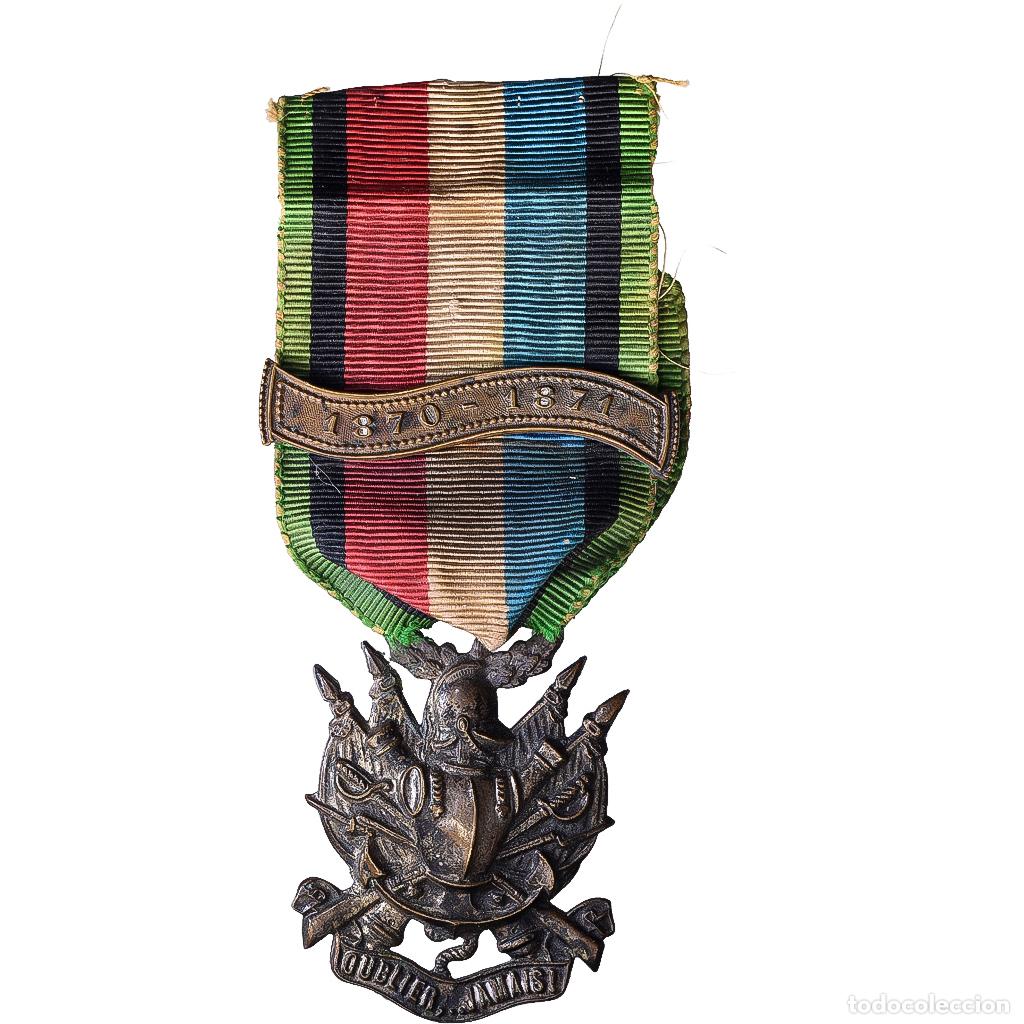 Medallas condecorativas: [#1216345] Francia, Troisi&egrave;me R&eacute;publique, Oublier Jamais, medalla, 1870-1871, Muy buen