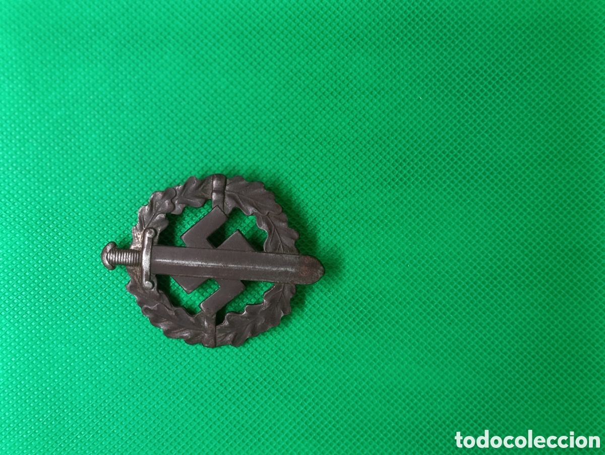 Medallas condecorativas: Distintivo Deportivo SA (SA-Sportabzeichen / Wehrabzeichen) - Numerada y Marcada - Bronce - III Reic