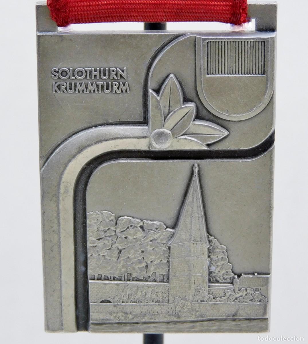 Medaglie condecorativas: ANTIGUA DISTINCI&Oacute;N/CONDECORACI&Oacute;N DE LA CIUDAD SUIZA DE SOLOTHURN. 1992