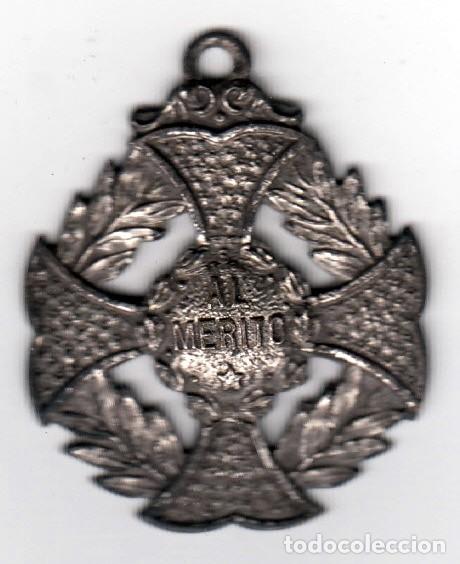 Medallas condecorativas: MEDALLA AL MERITO CON CRUZ LAUREADA - PLATEADA