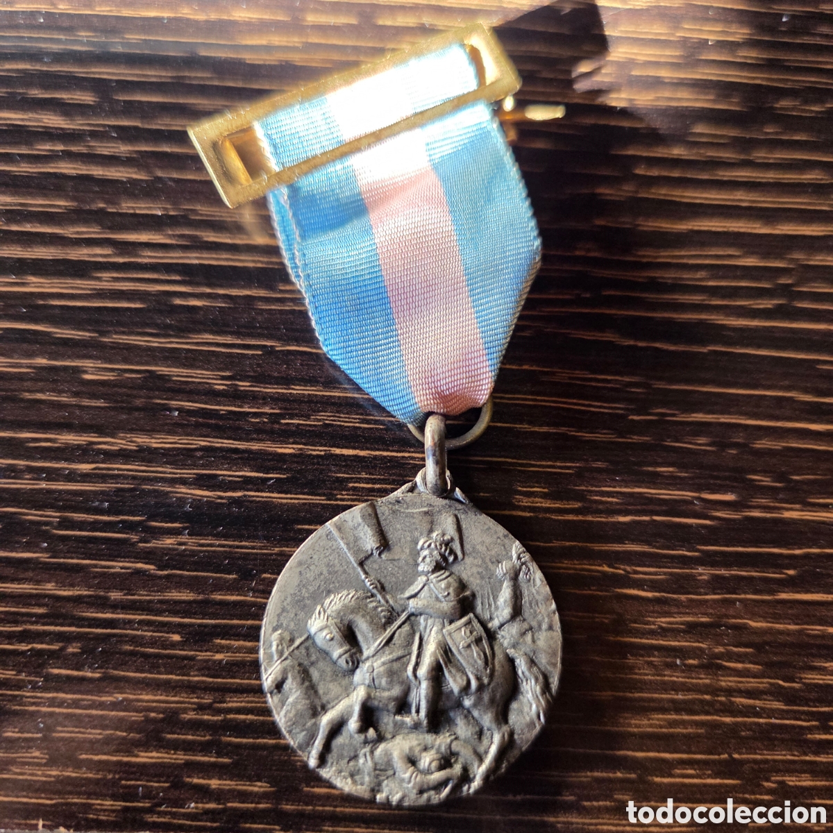 Medaglie condecorativas: Antigua medalla san jorge - asistencia y puntualidad - a&ntilde;os 60 -