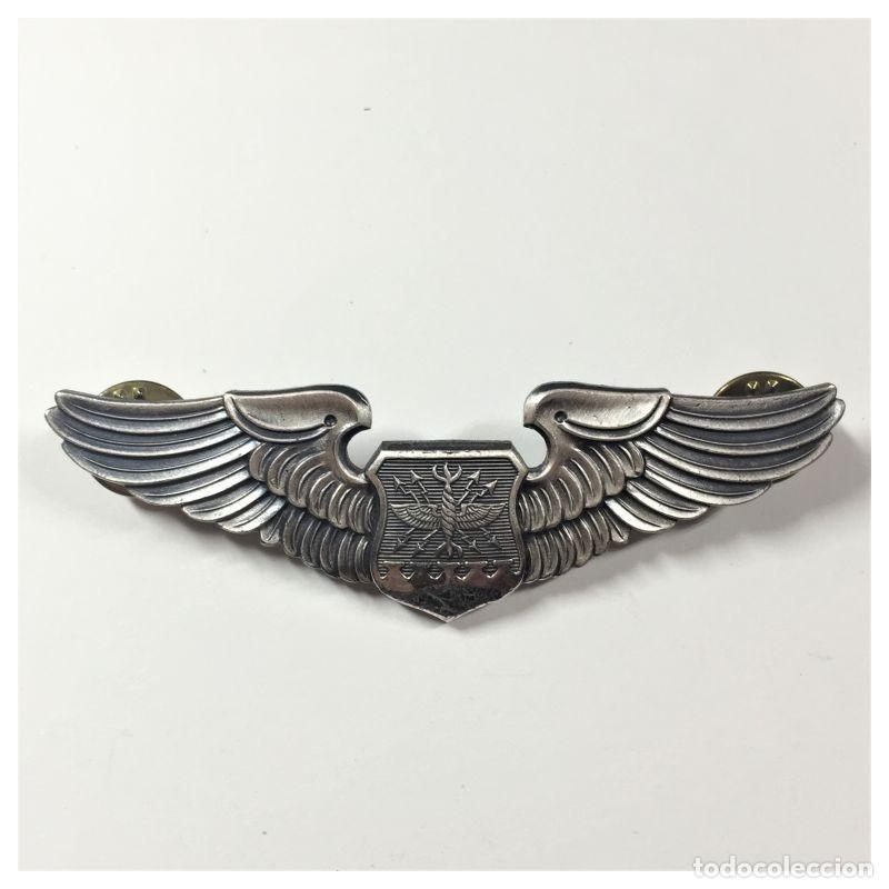 Decorations Medals: INSIGNIA ALAS 7,6 cm NAVEGANTE FUERZAS A&Eacute;REAS DE EE.UU. VINTAGE. FABRICADAS POR VANGUARD (BADGES 38)
