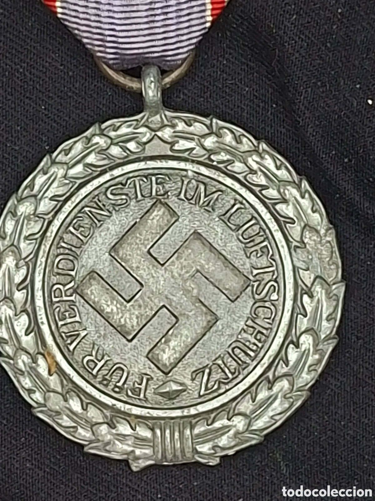 Medallas condecorativas: Condecoraci&oacute;n de Defensa A&eacute;rea alemana de 2&ordf; clase (Luftschutz-Ehrenzeichen 2. Stufe), 1938. MMTC1