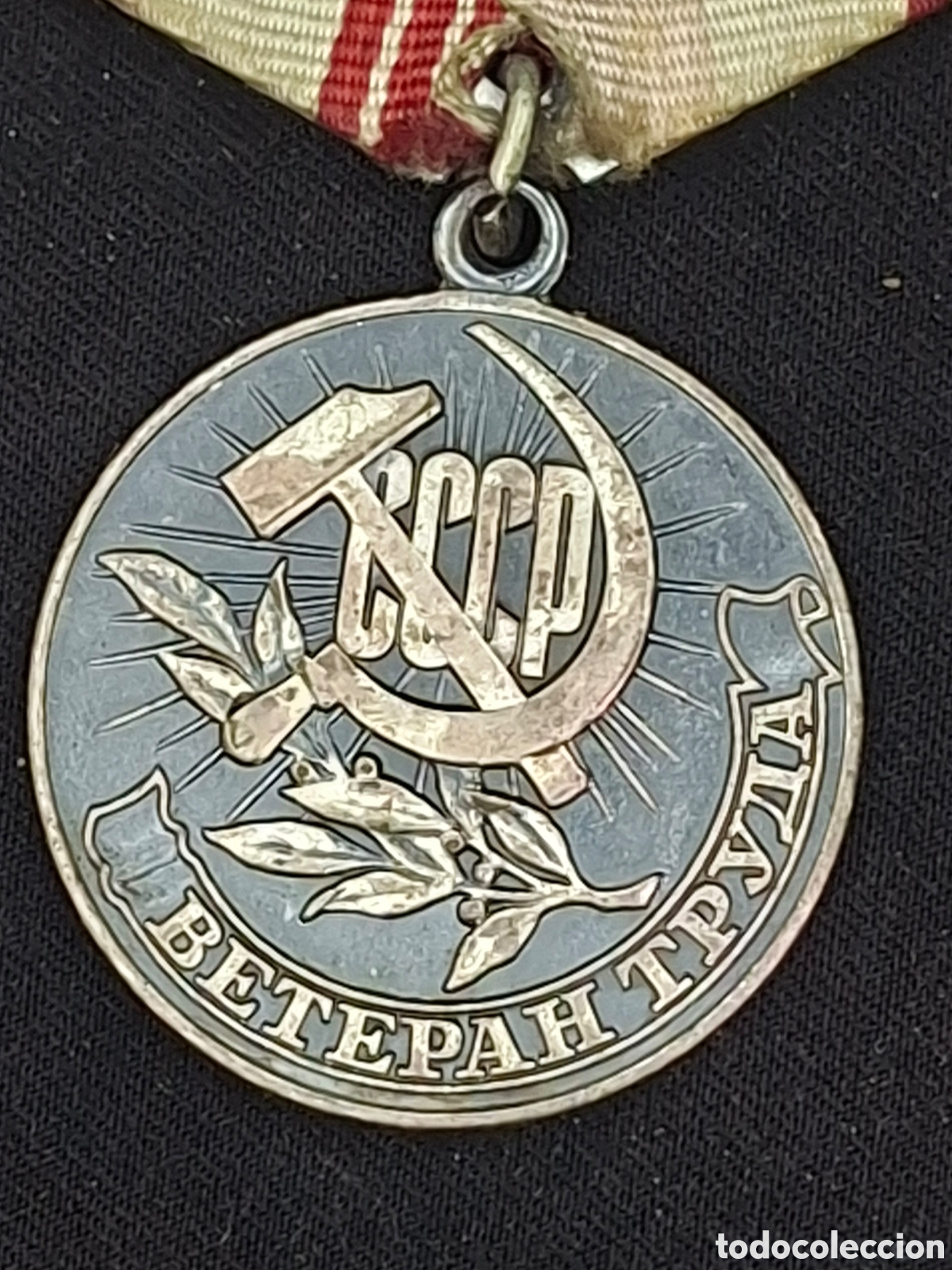 Medallas condecorativas: Medalla de Veterano del Trabajo Rusia a&ntilde;os 70. MMTC1