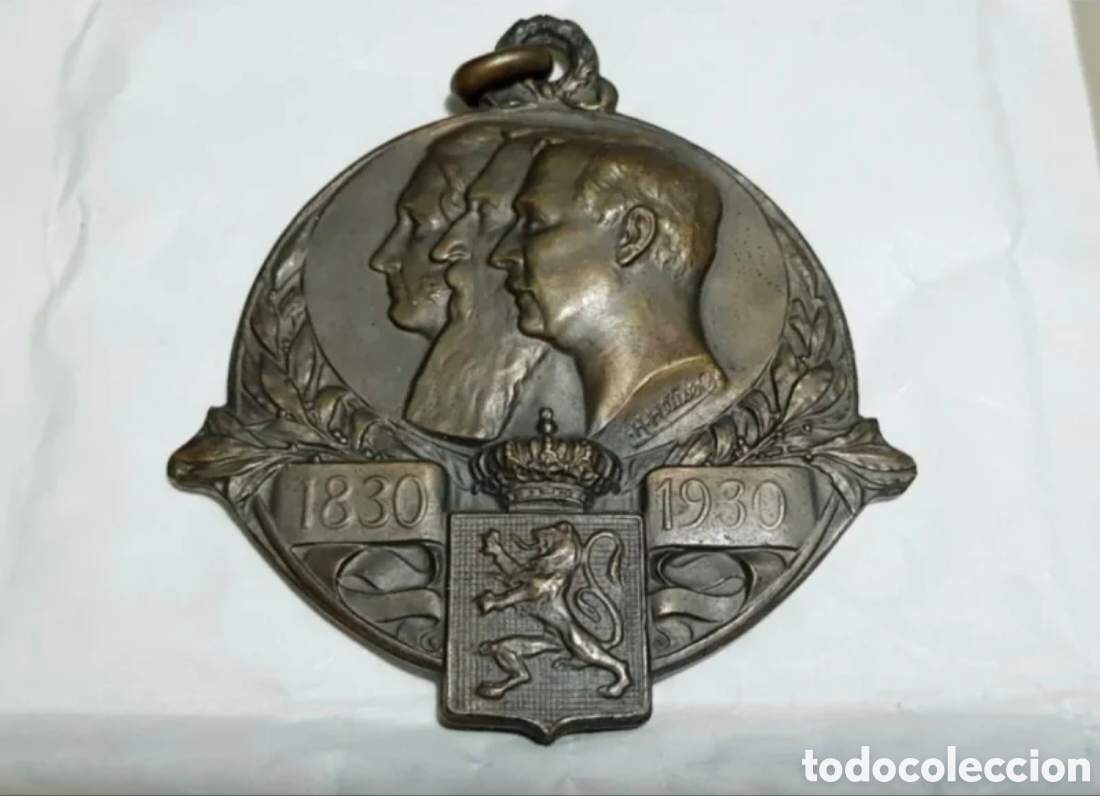 Medallas condecorativas: Medalha Comemorativa Belga Bronze 1930