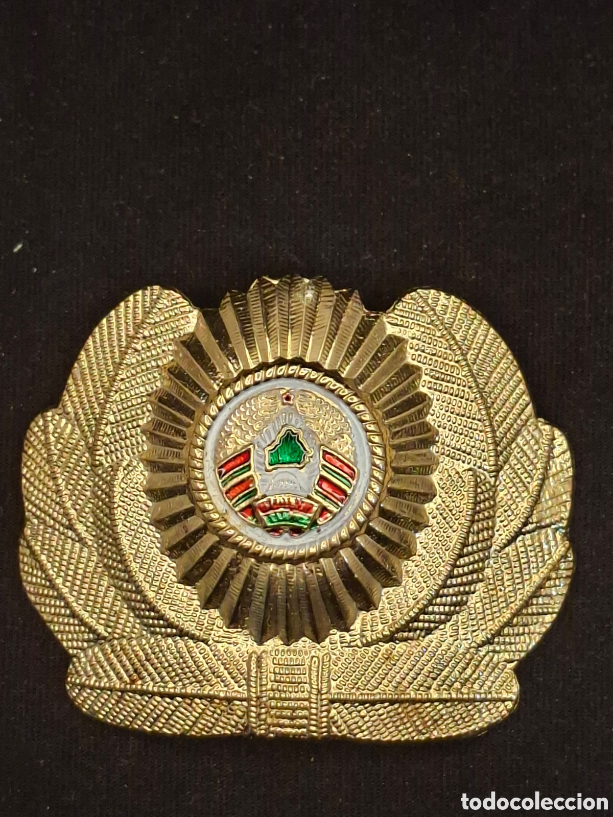 Medallas condecorativas: insignia de gorra de oficial del Comit&eacute; de Aduanas de la Rep&uacute;blica de Bielorrusia, MCTC2
