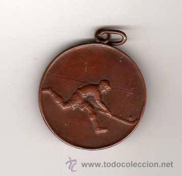 Sports collectibles: MEDALLA DE HOCKEY - CAMPIONAT DE CATALUNYA 1931 - 32, 2 PREMIO