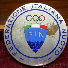 Coleccionismo deportivo: MEDALLA DEPORTIVA DE LA FEDERACIÓN ITALIANA DE NATACIÓN