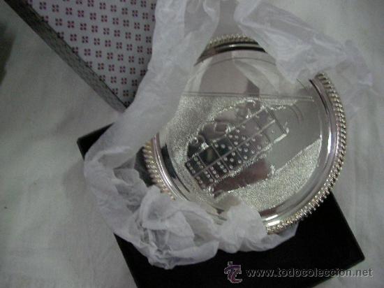 Colecionismo desportivo: PLATO TROFEO PLATEADO DOMINO MARCA SEBA MADE IN ENGLAND NUEVO EN SU CAJA - ENVIO GRATIS A ESPA&Ntilde;A