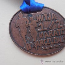 Coleccionismo deportivo: MEDALLA DE LA MARATON DE MATARO BAECELONA DE ENERO DEL 2.011