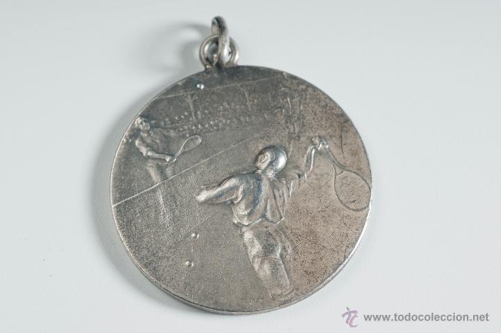 Sammelleidenschaft Sport: MEDALLA ALPACA BA&Ntilde;OS RIBAS 1916, TROFEO TENIS