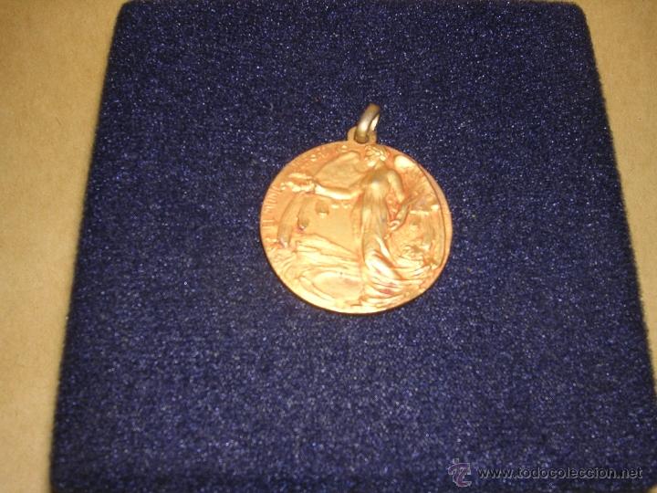 Sammelleidenschaft Sport: ANTIGUA MEDALLA DE PLATA DE LEY TROFEO Dr.PUIG Y PUIG 1941 ORG. MUNDO DEPORTIVO 1&ordm; 3&ordf;CATEG.AJEDREZ