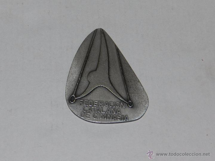 Collectionnisme sportif: MEDALLA FEDERACION CATALANA DE GIMNASIA 1976, MEDALLA DE PLATA, 7 CM, BUEN ESTADO