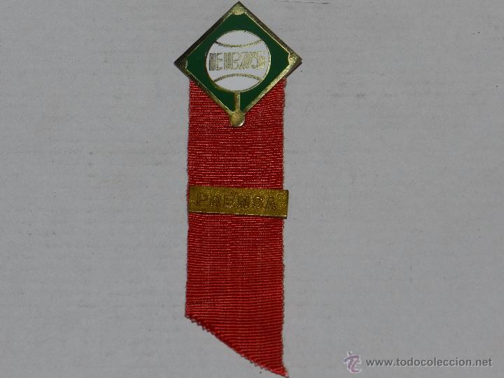 Sammelleidenschaft Sport: MEDALLA EB 75 - BEISBOL, PRENSA