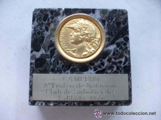 Colecionismo desportivo: AVIACION : CAMPEON 2&ordm; TROFEO NATACION CLUB SUBOFICIALES . TABLADA 1977.