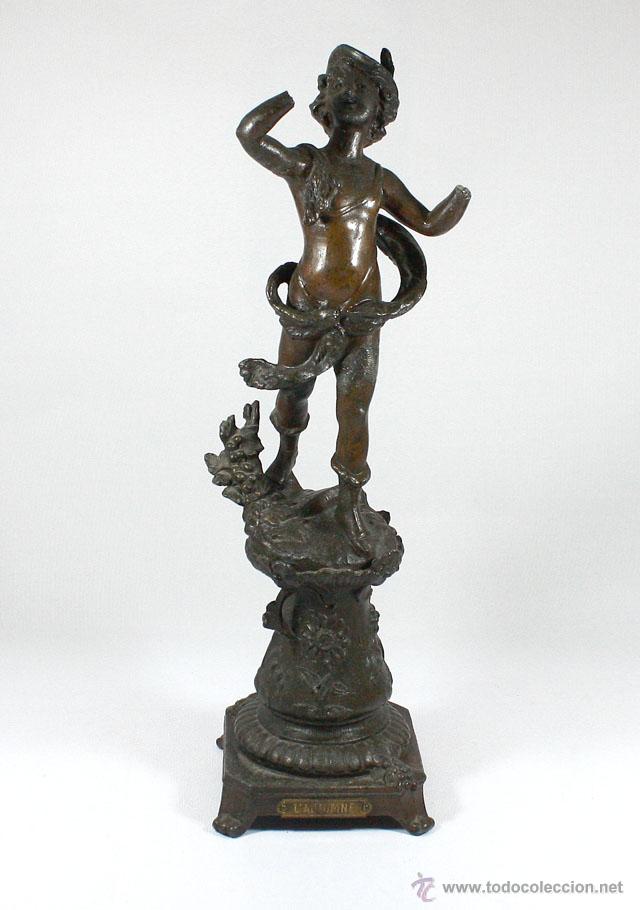 Sports collectibles: ANTIGUA Y BONITA FIGURA SIN MANOS 36 CM ALTO SE LEE L'AUTOMNE